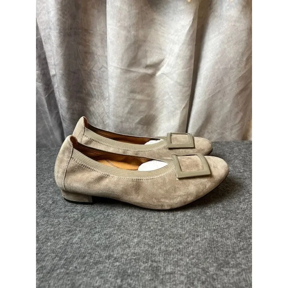 L'Amour Des Pieds Floella Leather Pumps Dark Taupe Color Size 8M - Picture 4 of 9
